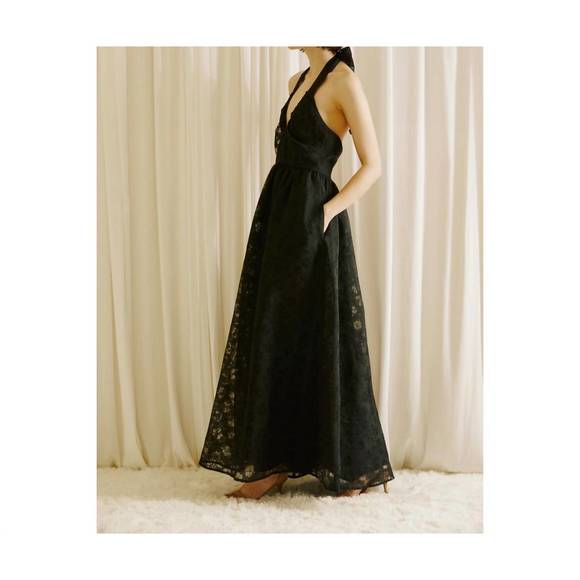 NEW STORIA lace maxidress in black - Picture 3 of 3